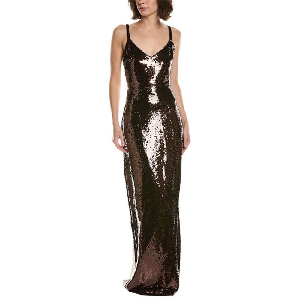 L’Agence Womens  Karma Long Dress